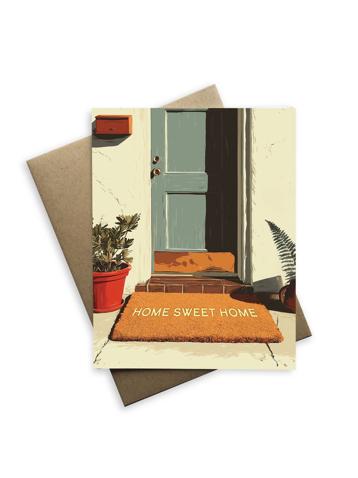 Home Sweet Home| Doormat Card, New Home, Congrats