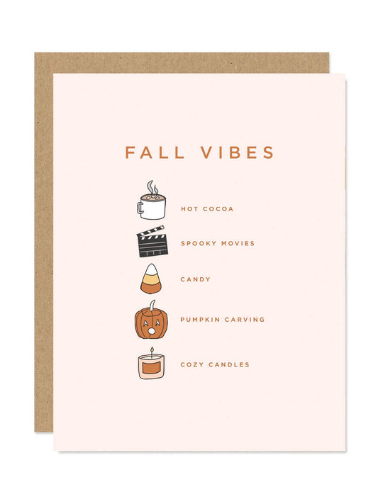 Fall Vibes Card