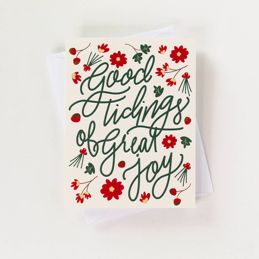 Good Tidings of Great Joy | Christmas Card with Envelope