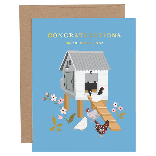 New Coop Housewarming Greeting Card
