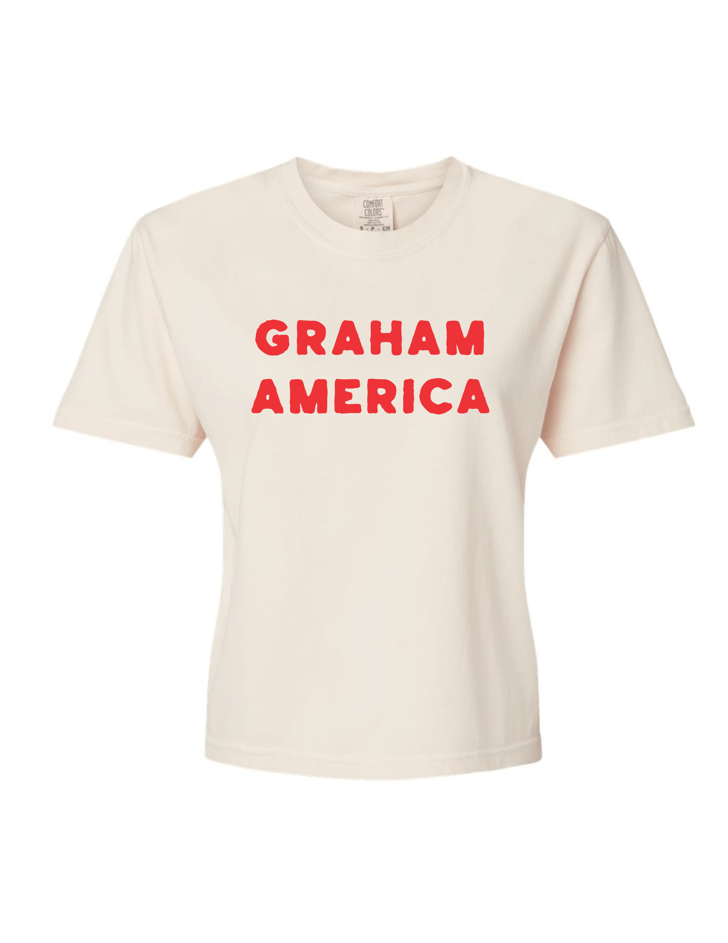 Graham America Boxy Tee | Ivory