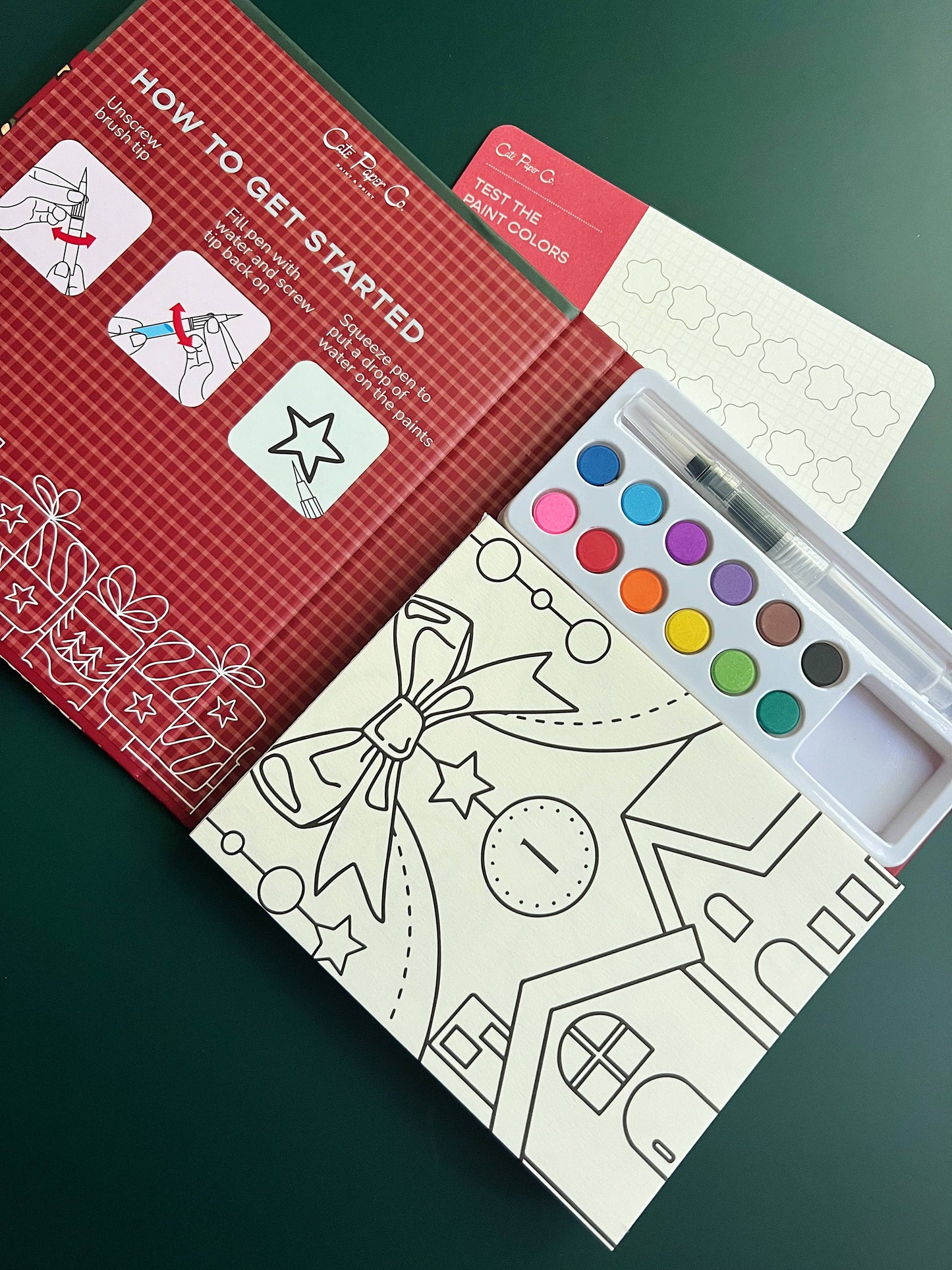Watercolor Book and Paint Set - Advent Calendar