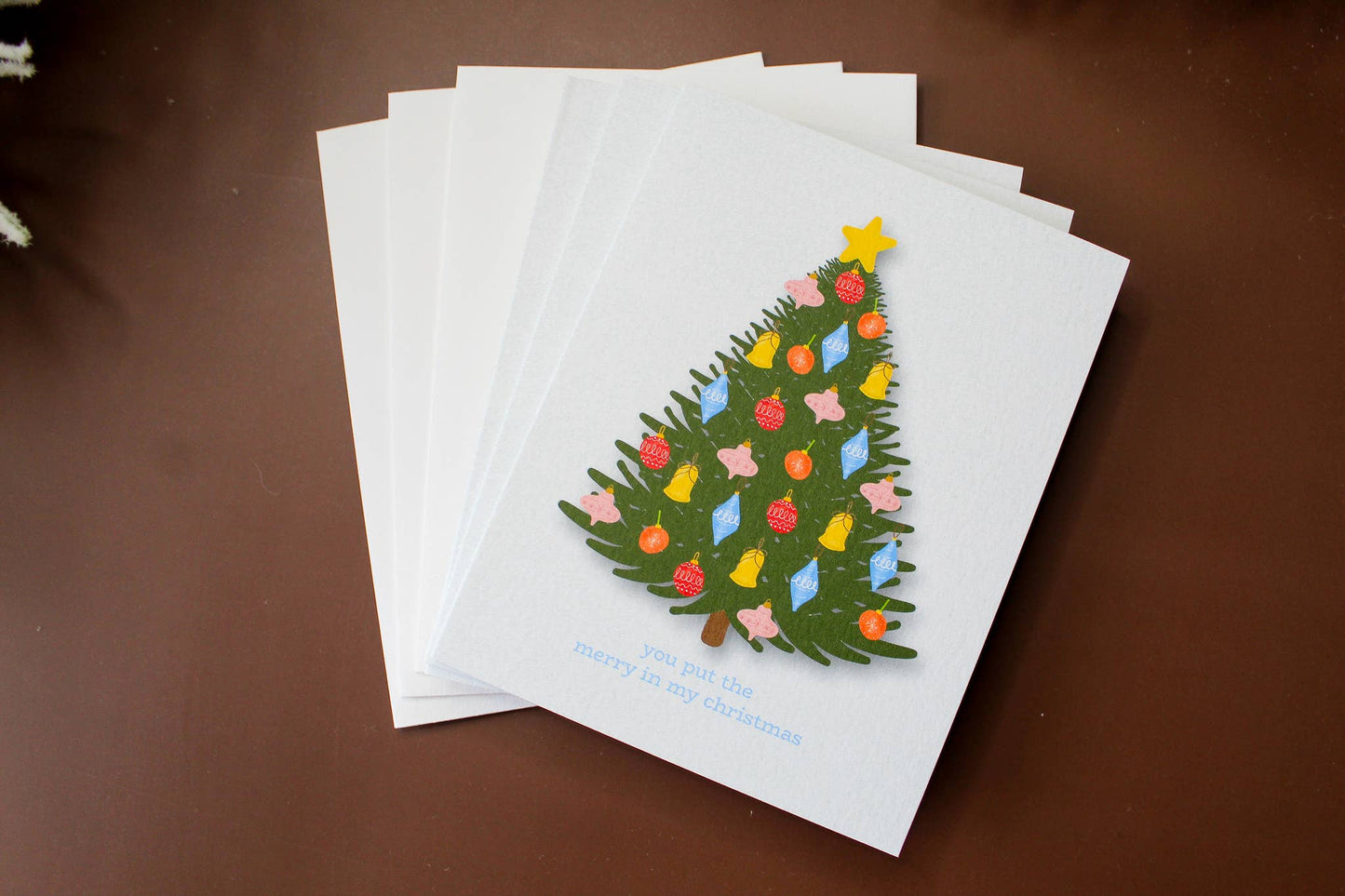 You Put the Merry in My Christmas Holiday Greeting Card