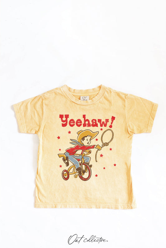 YEEHAW! Toddler Washed Graphic Top