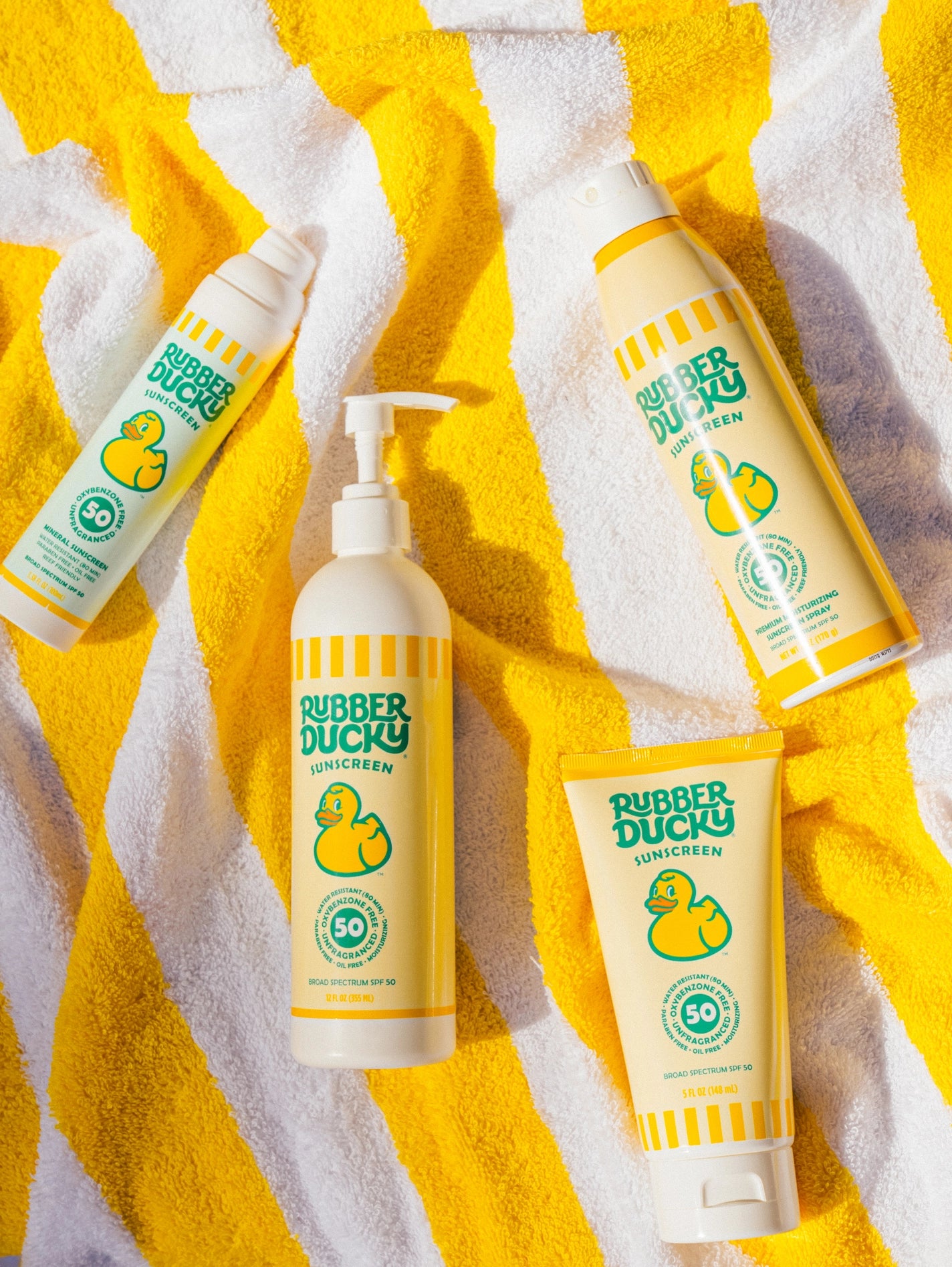 SPF 50 Sunscreen Lotion, Rubber Ducky Brand, 5 oz