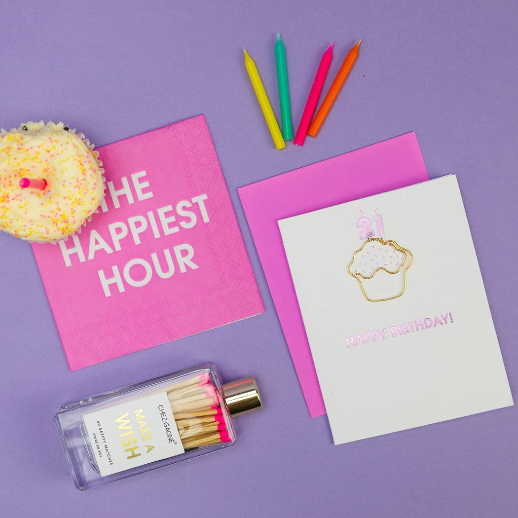 The Happiest Hour - Cocktail Napkin