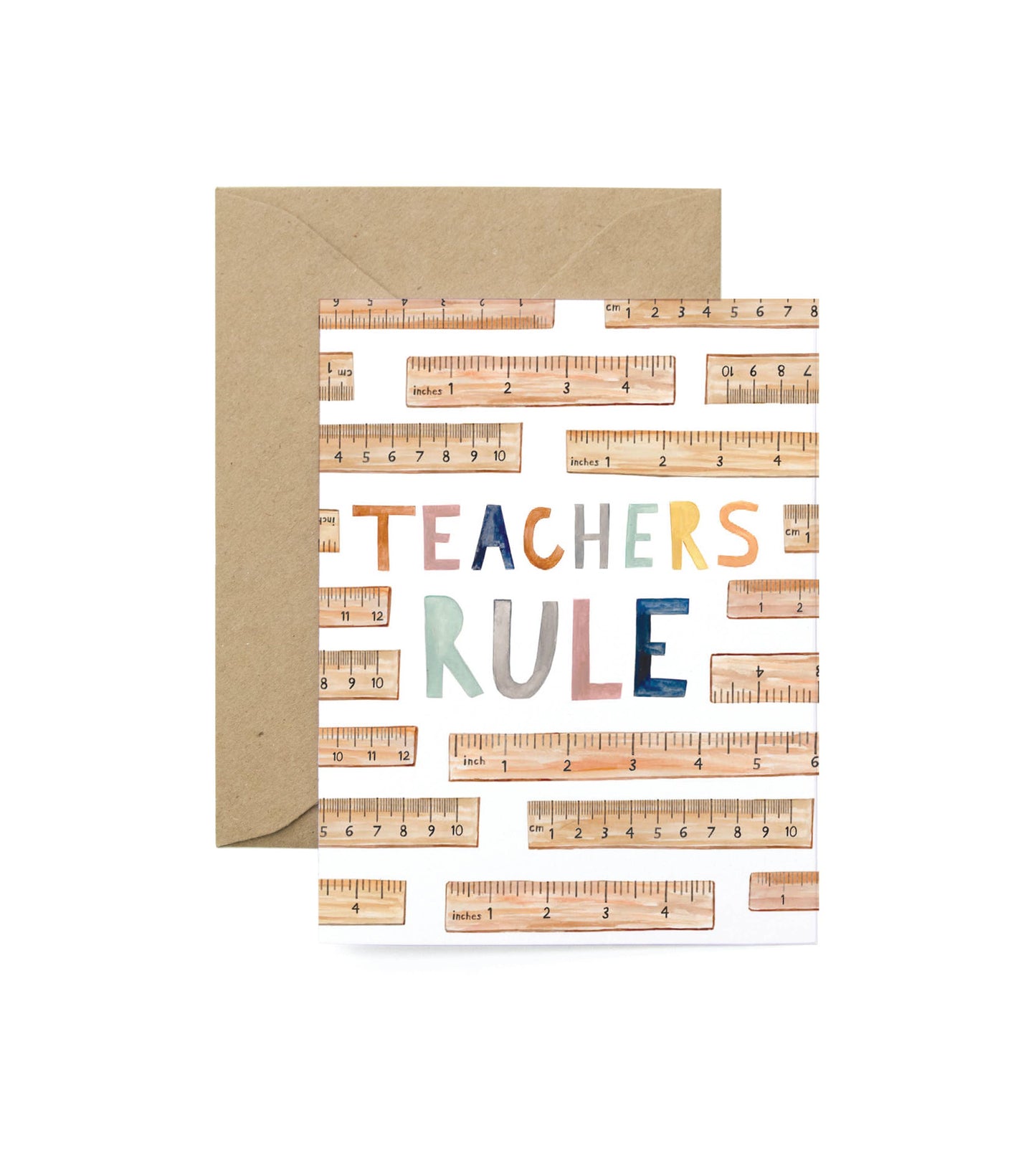 Teachers Rule Greeting Card