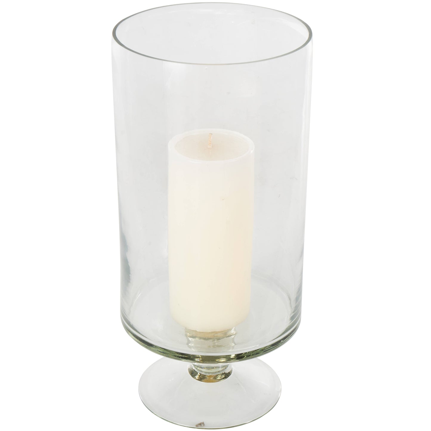 Modern Clear Glass Candle Holder