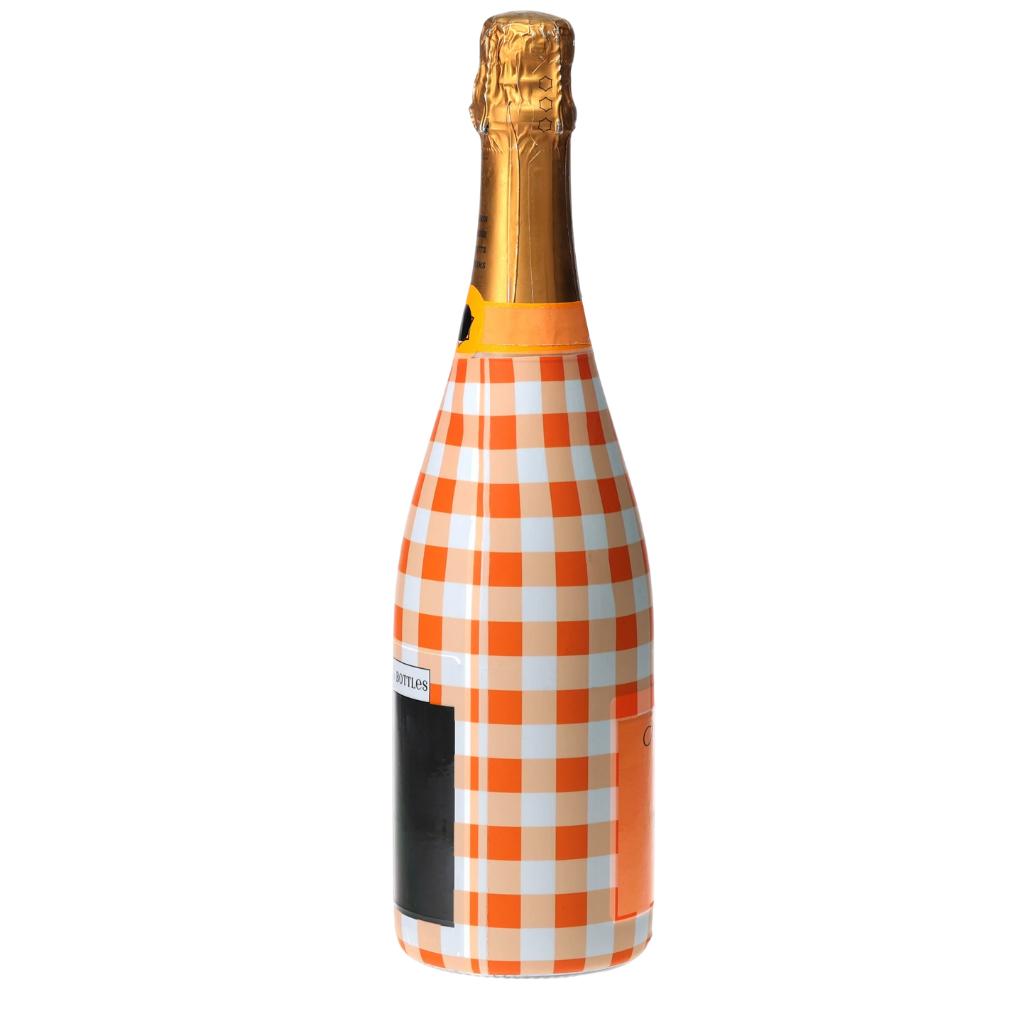 Orange & White Gingham  Champagne