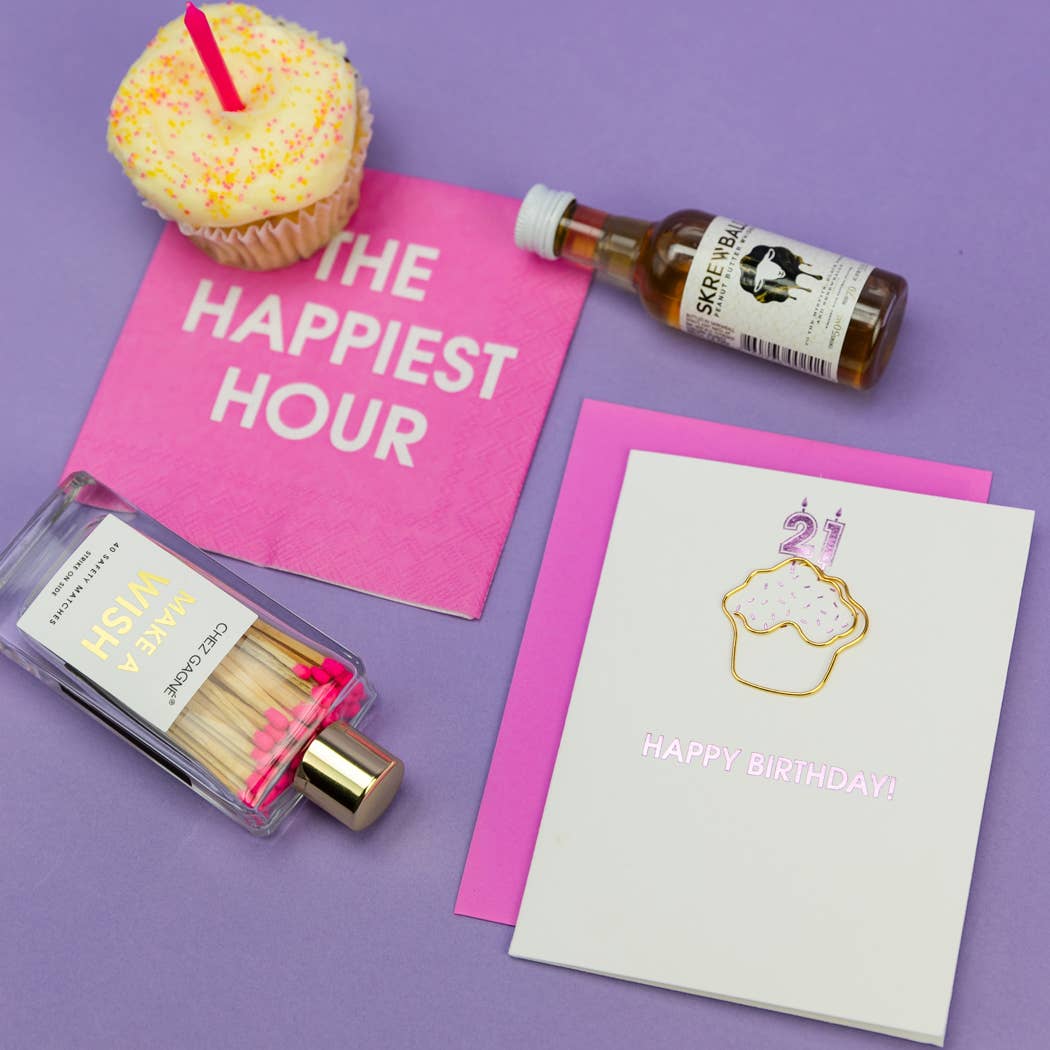 The Happiest Hour - Cocktail Napkin