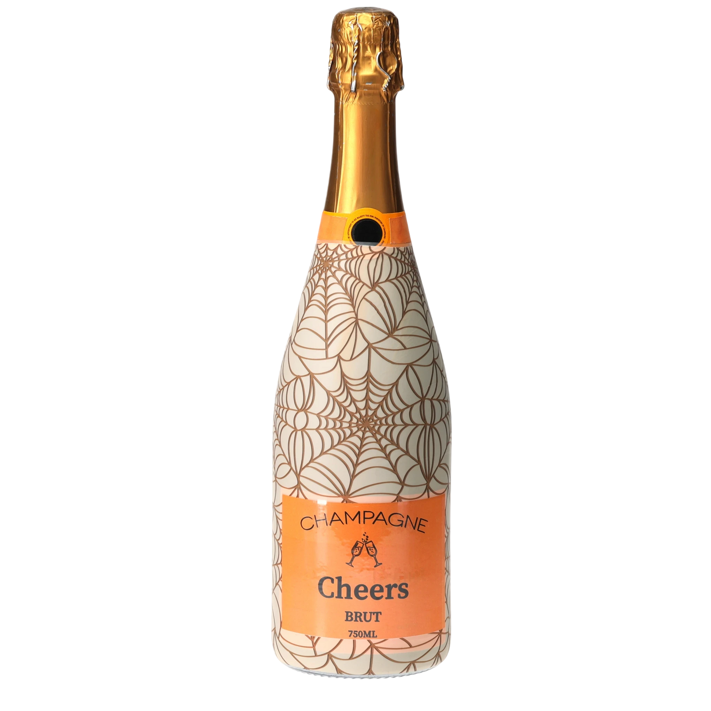 Autumn Web Champagne Bottle Wrap