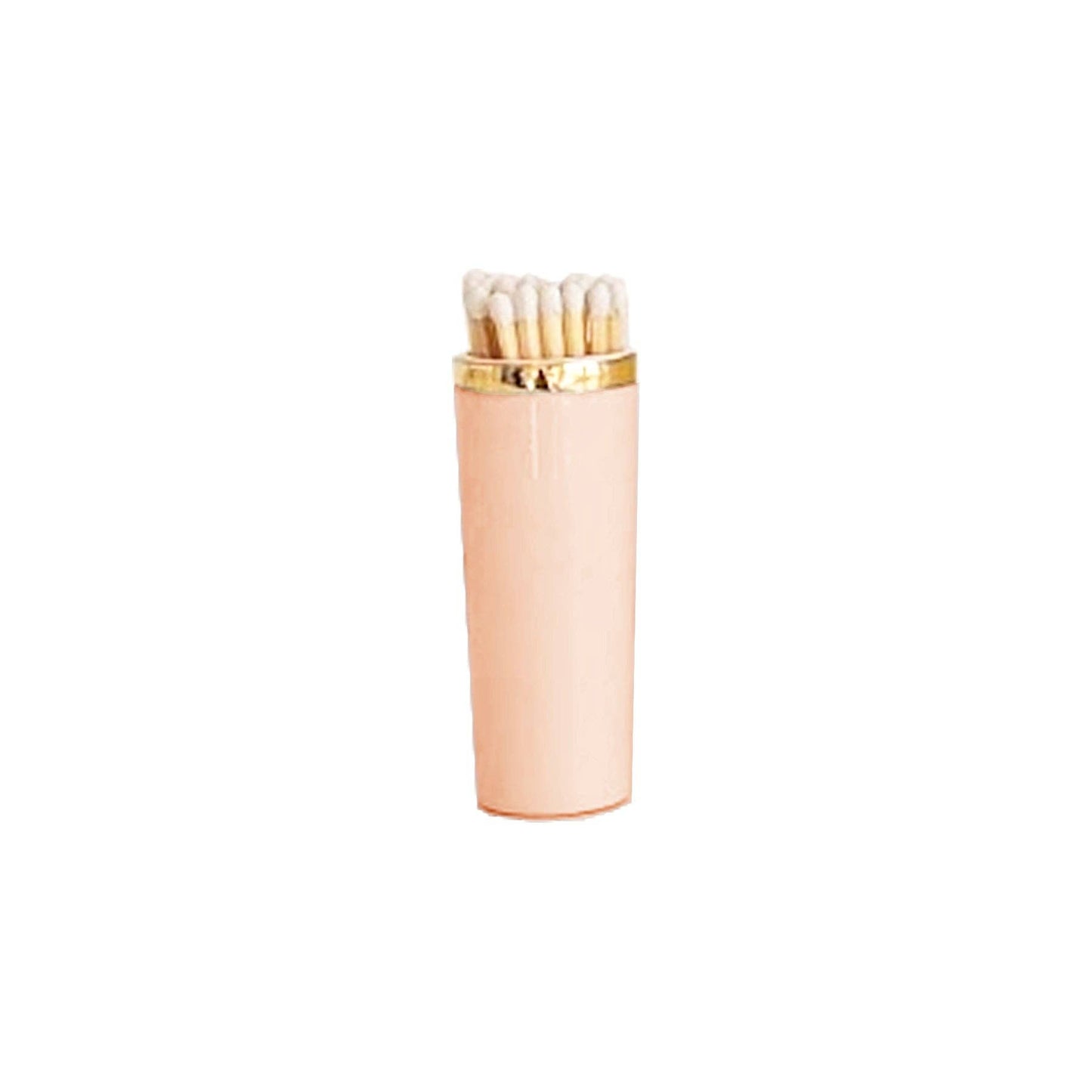 Solid Match Holder/ Striker with Gold Accent: Hydrangea Blue