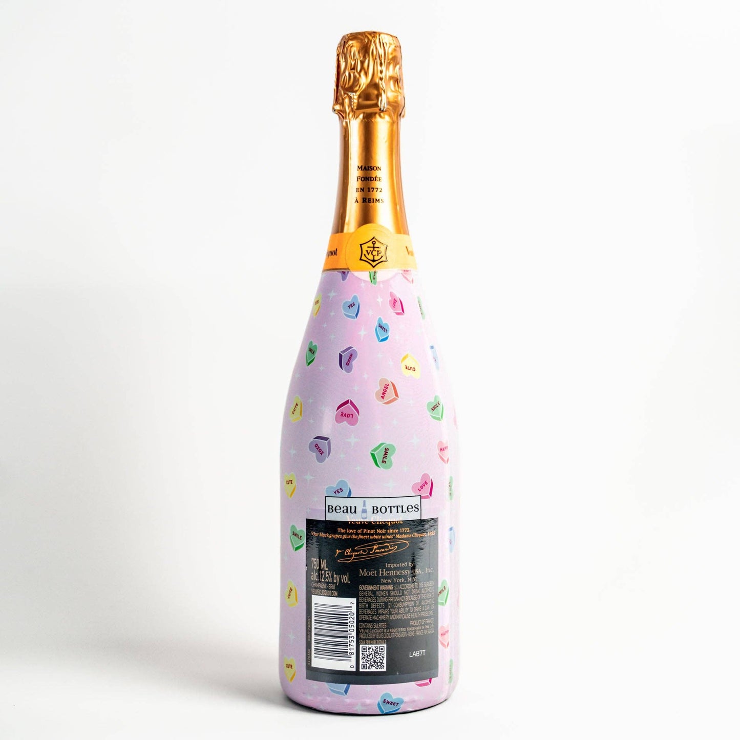 Beau Bottles Limited Edition Conversation Hearts - Champagne Collection