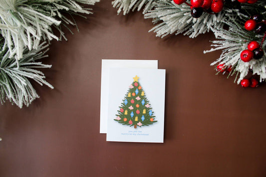 You Put the Merry in My Christmas Holiday Greeting Card