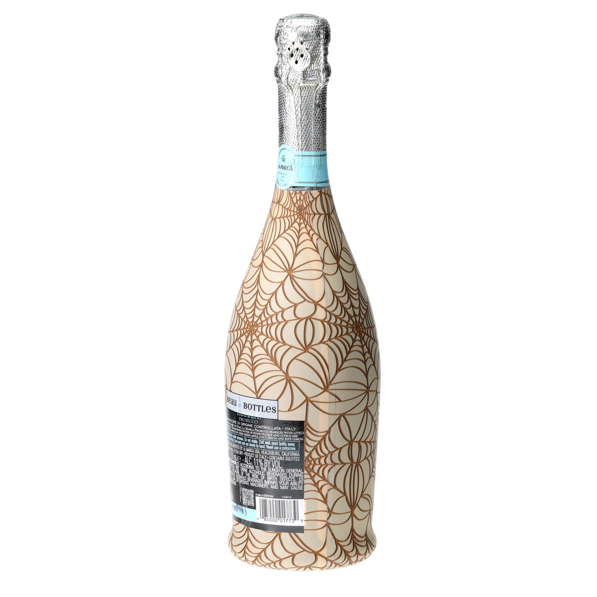 Autumn Web Prosecco Bottle Wrap