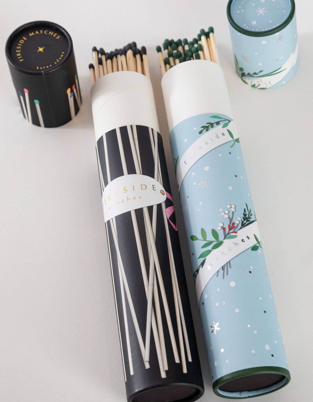Snowflake Fireside Matches | Karen Adams Designs