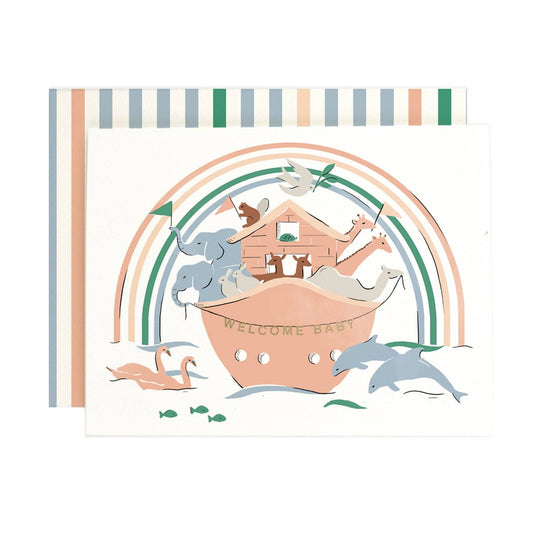 Welcome Baby Ark Greeting Card