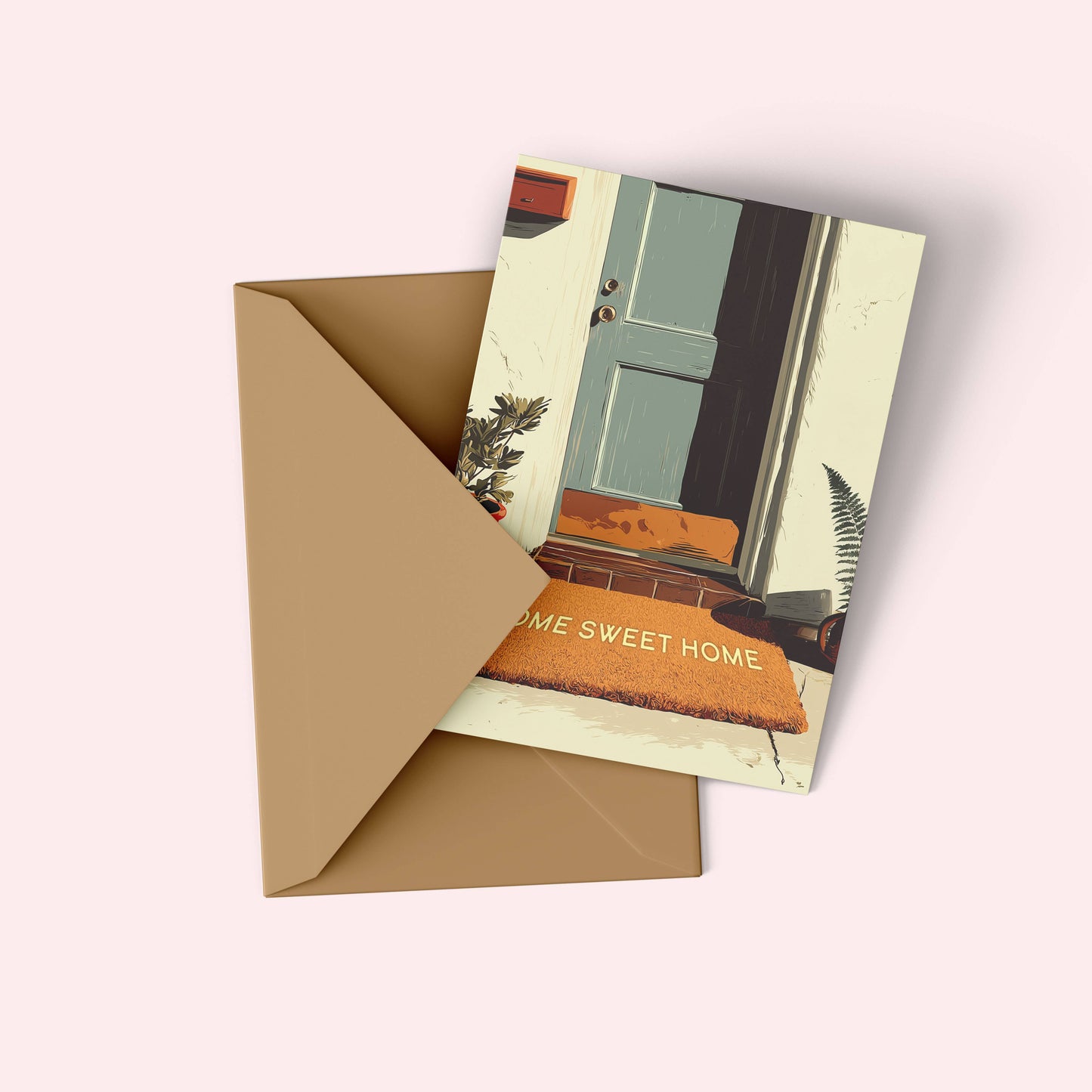 Home Sweet Home| Doormat Card, New Home, Congrats