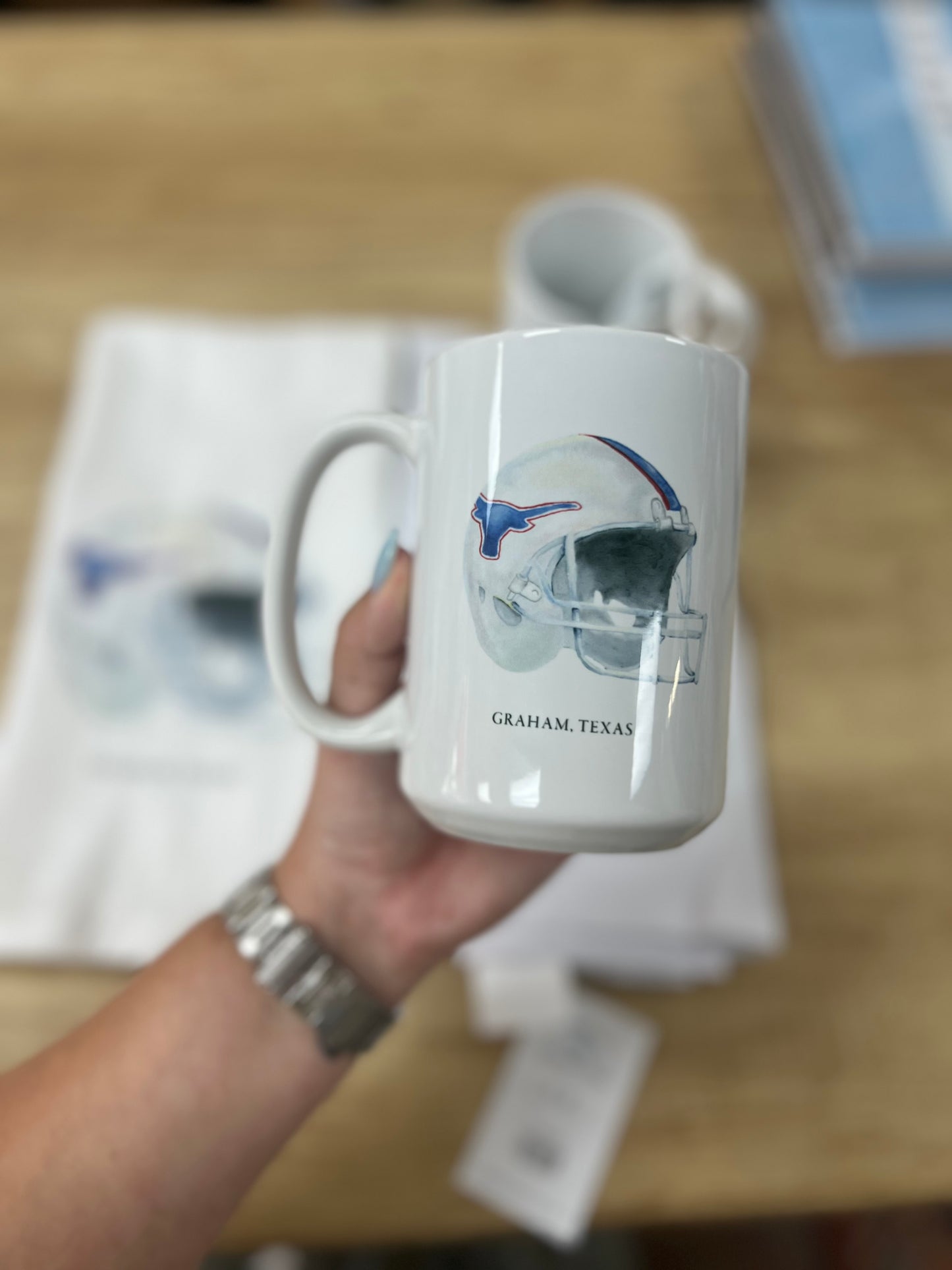 Graham Steers Football Helmet Mug
