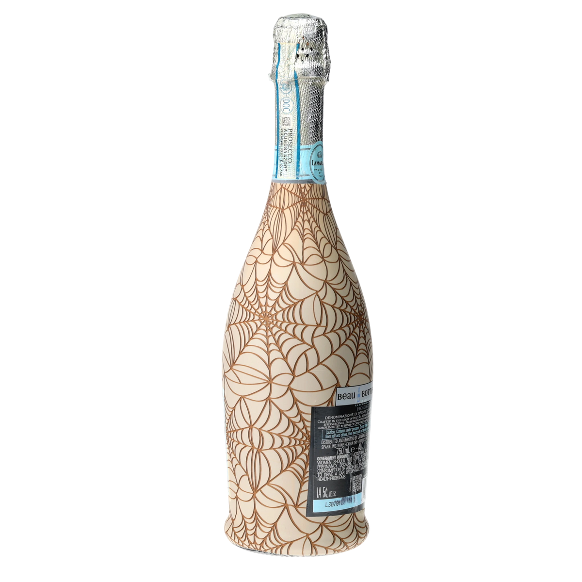 Autumn Web Prosecco Bottle Wrap