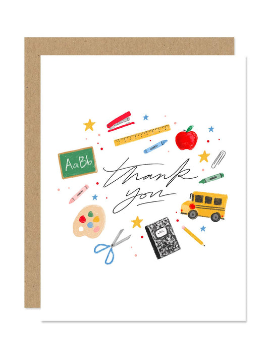 Teacher Appreciation Thank You Card