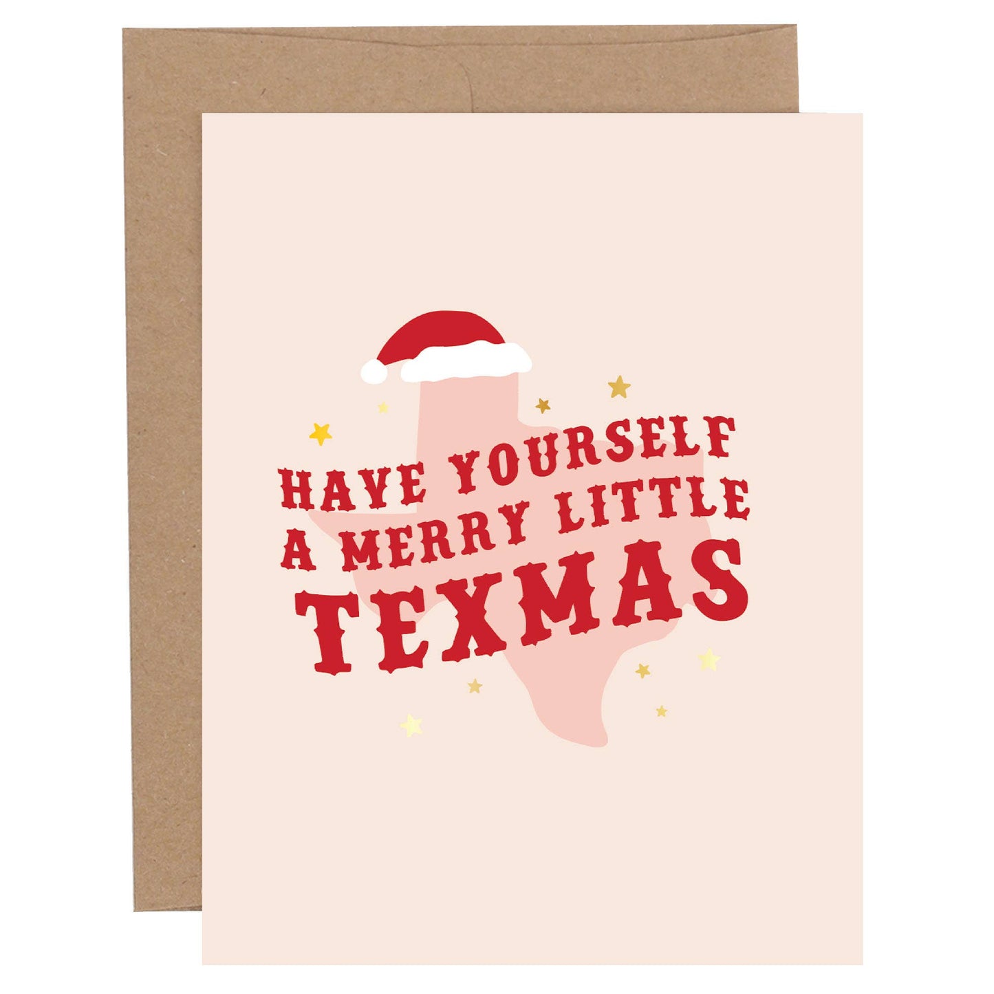 Merry Little Texmas Christmas Western Greeting Card