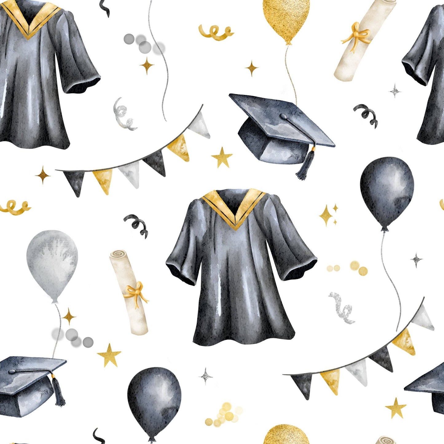 Beau Bottles Black and Gold Graduation - Prosecco Collection