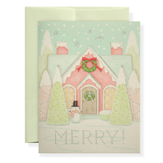 Merry House Greeting Card | Karen Adams Designs