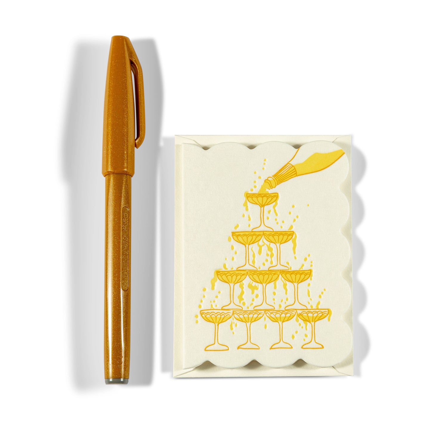 Mini Letterpress Enclosure Card | Champs Tower
