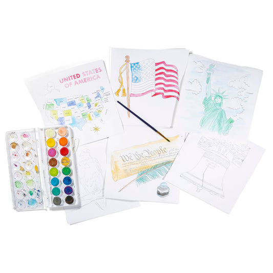 Luxe Watercolor Kit | United States of America
