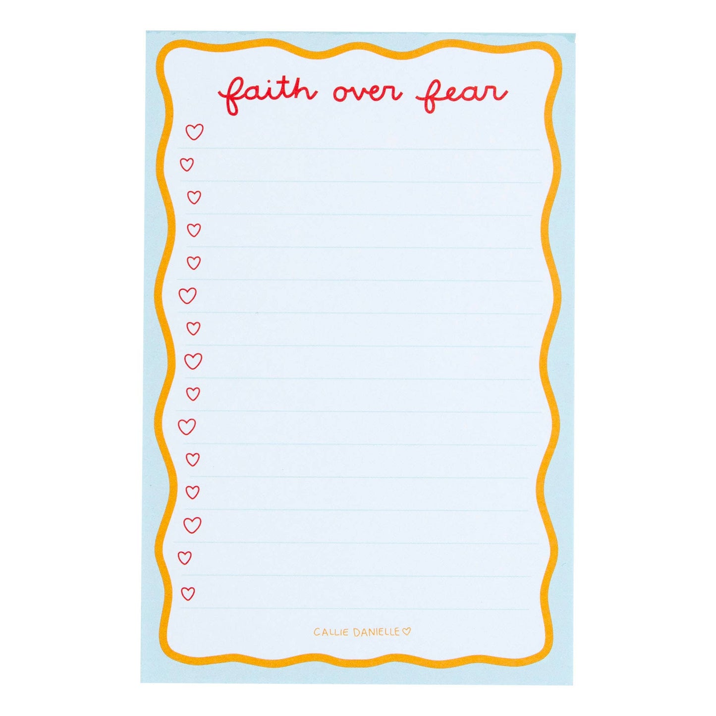 Faith Over Fear Notepad
