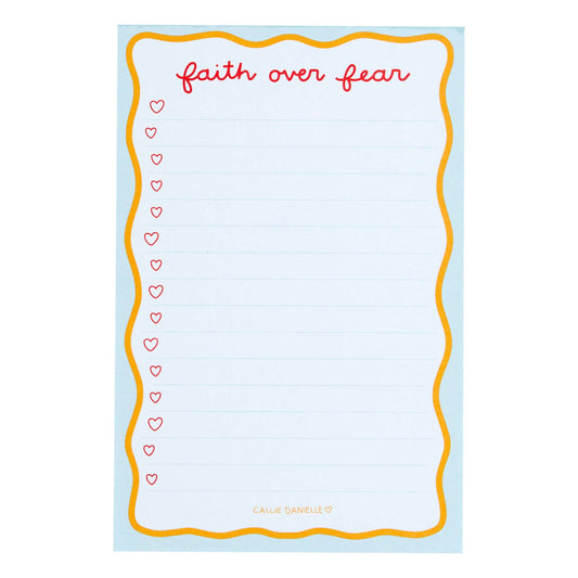Faith Over Fear Notepad