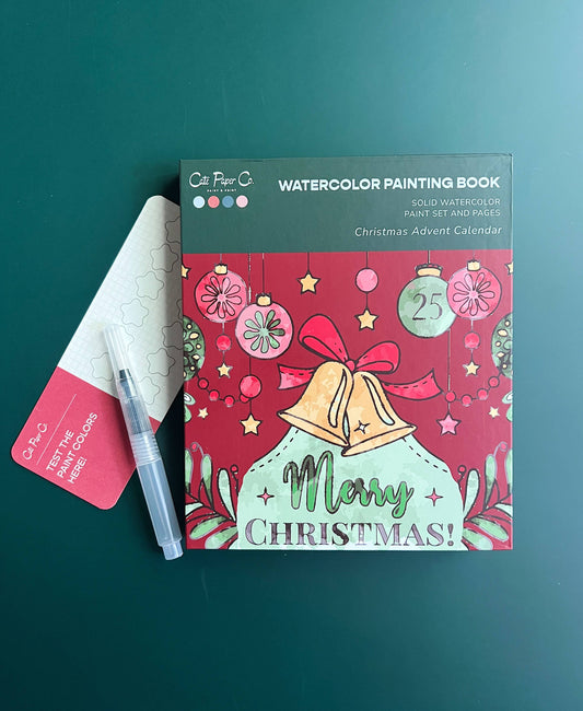 Watercolor Book and Paint Set - Advent Calendar