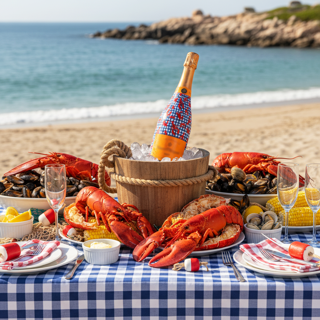 Beau Bottles New England Lobster Party - Champagne Collection
