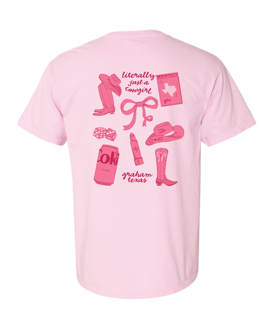 Saddle Up Sister | Western Cowgirl Tee | Pink
