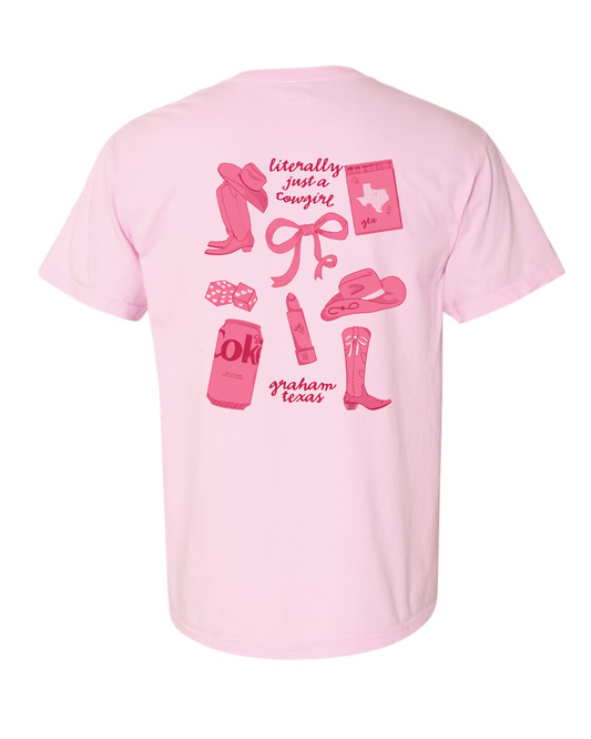 Saddle Up Sister | Western Cowgirl Tee | Pink