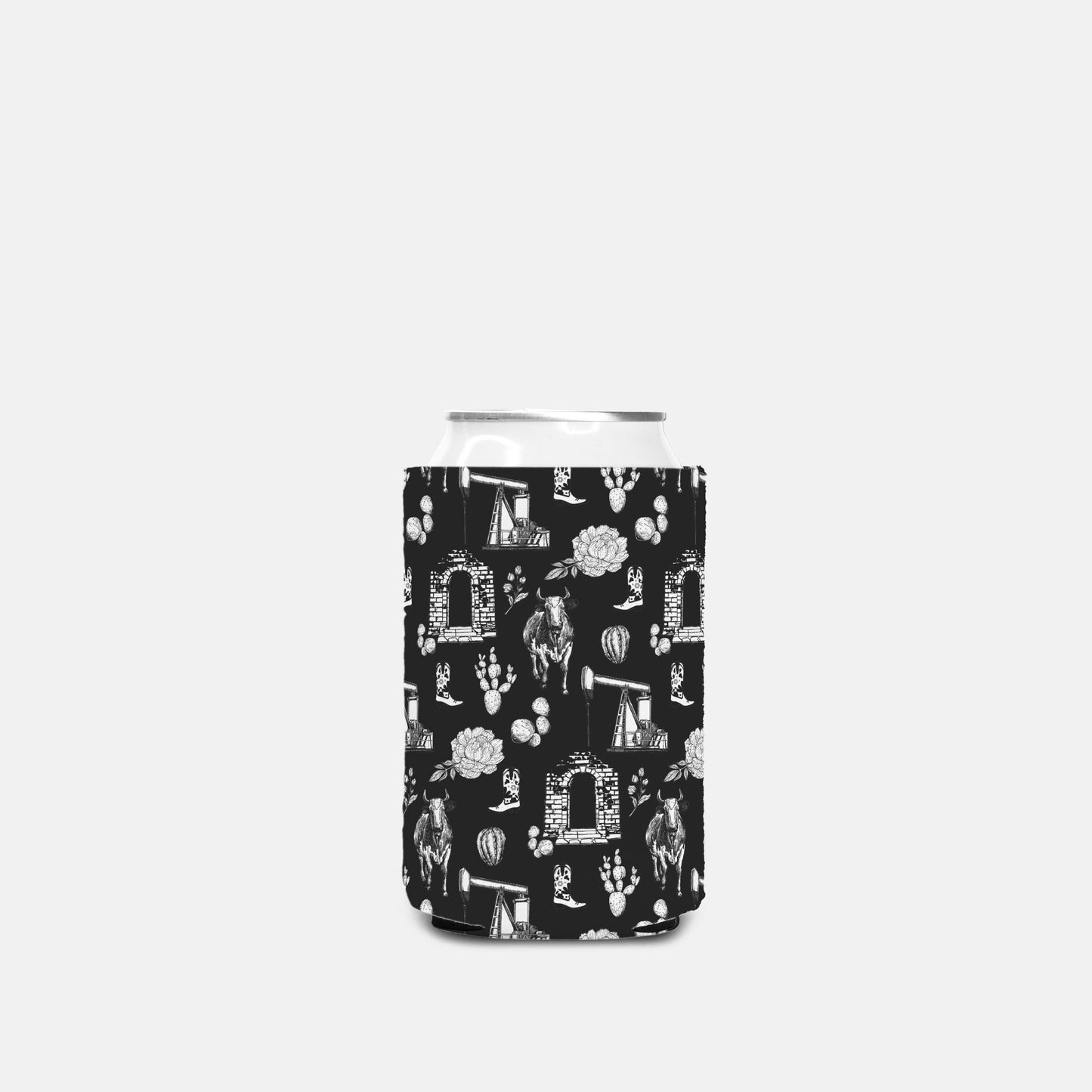 Graham Toile B&W Koozie
