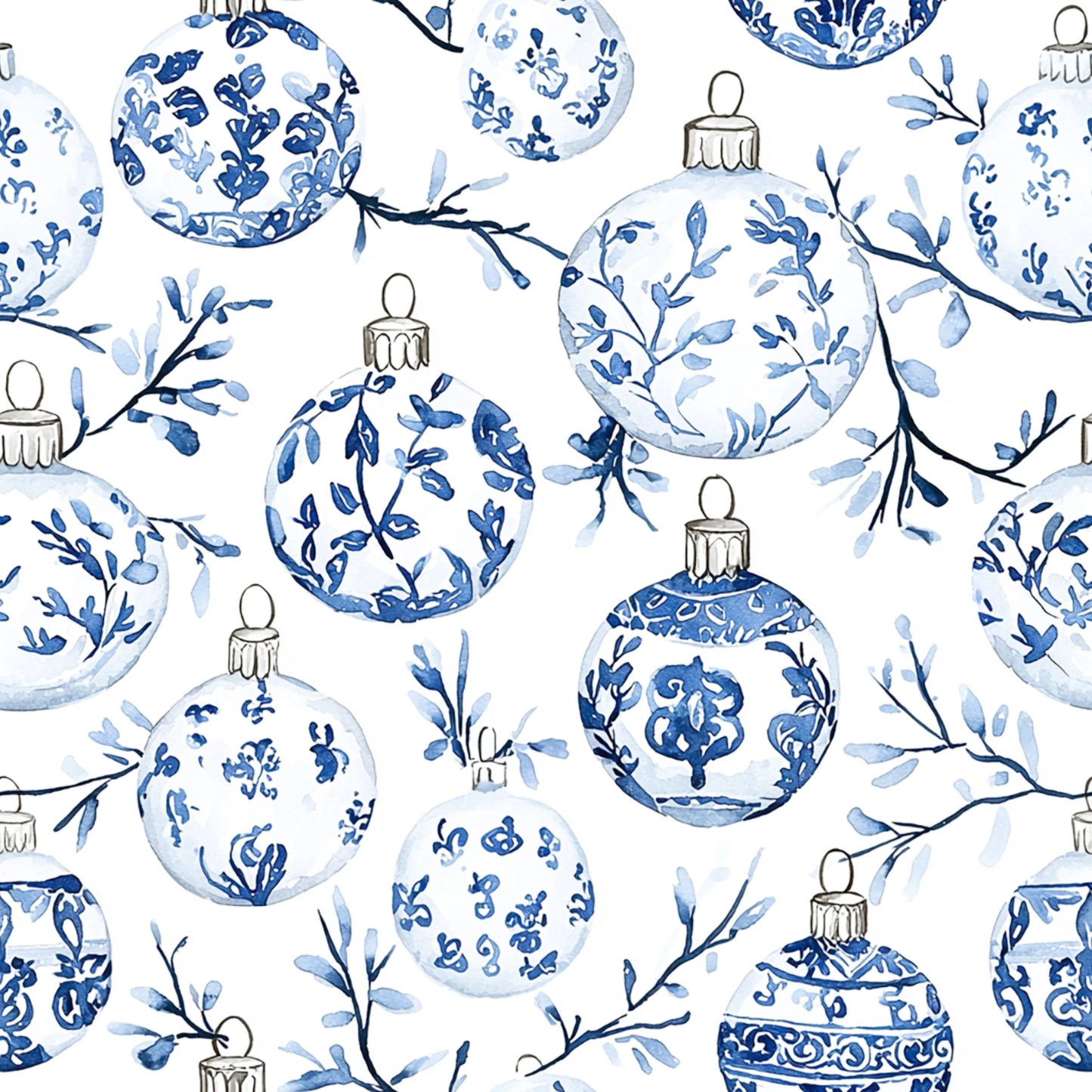 Beau Bottles Limited Edition Blue Ornaments - Made For Veuve