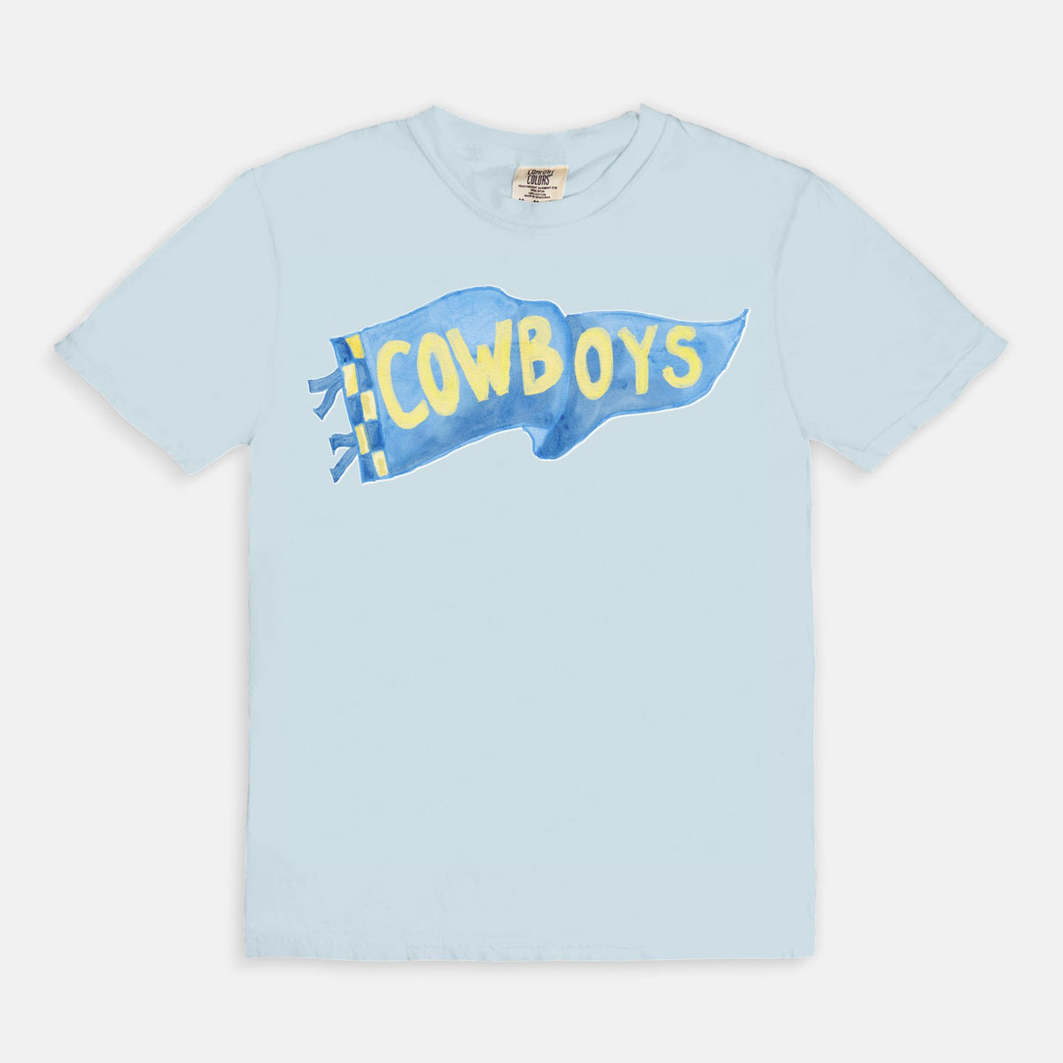 Bryson Cowboys Pennant Tee | Chambray
