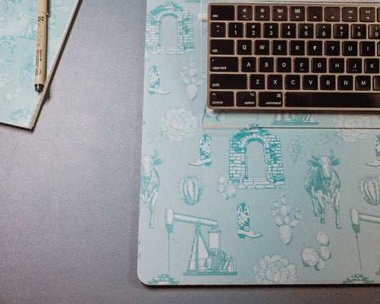 Graham Toile Desk Pad