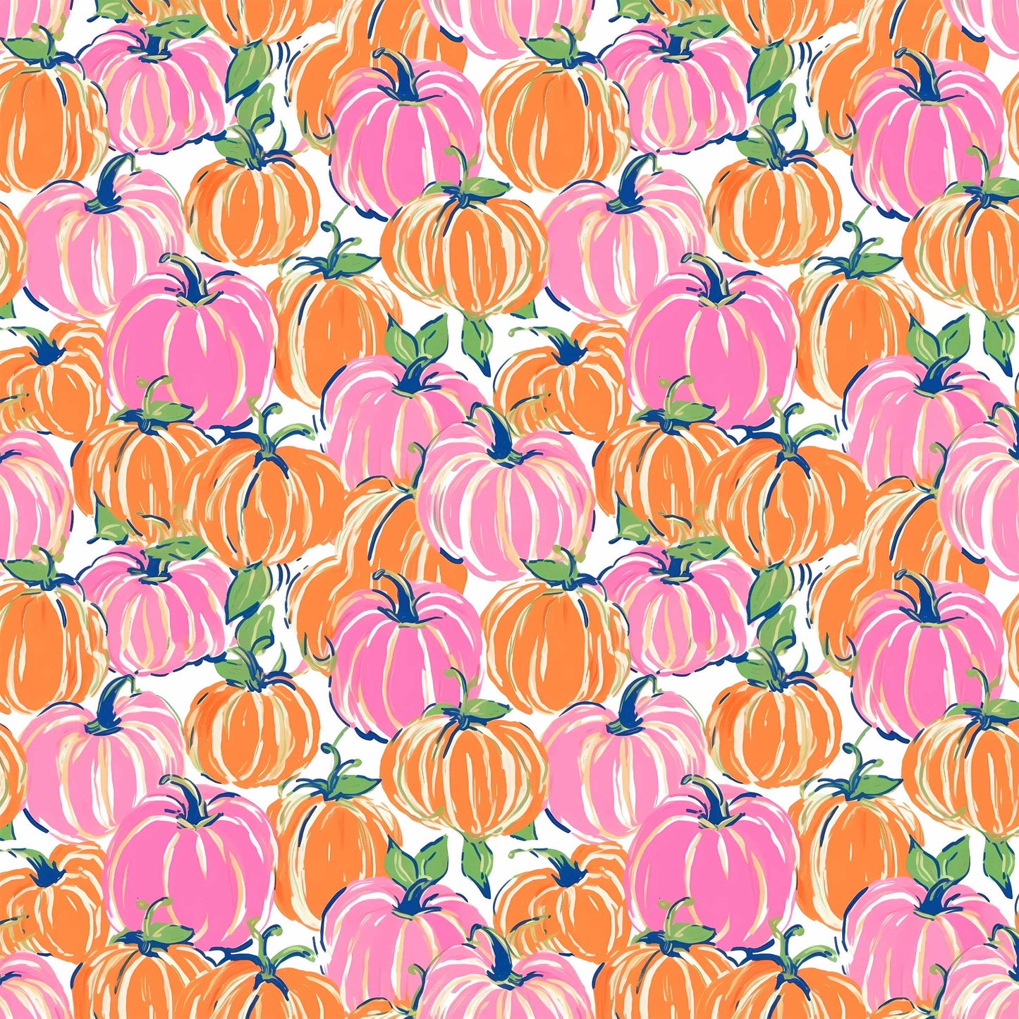 Pink & Orange Pumpkins | Champagne Collection