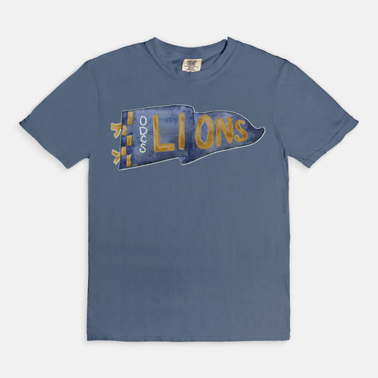 Open Door Pennant Tees | Blue Jean