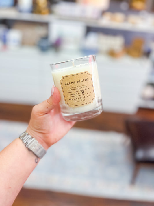 No. 9 Amber & Musk | Ralph Fields Candles | 11 oz.