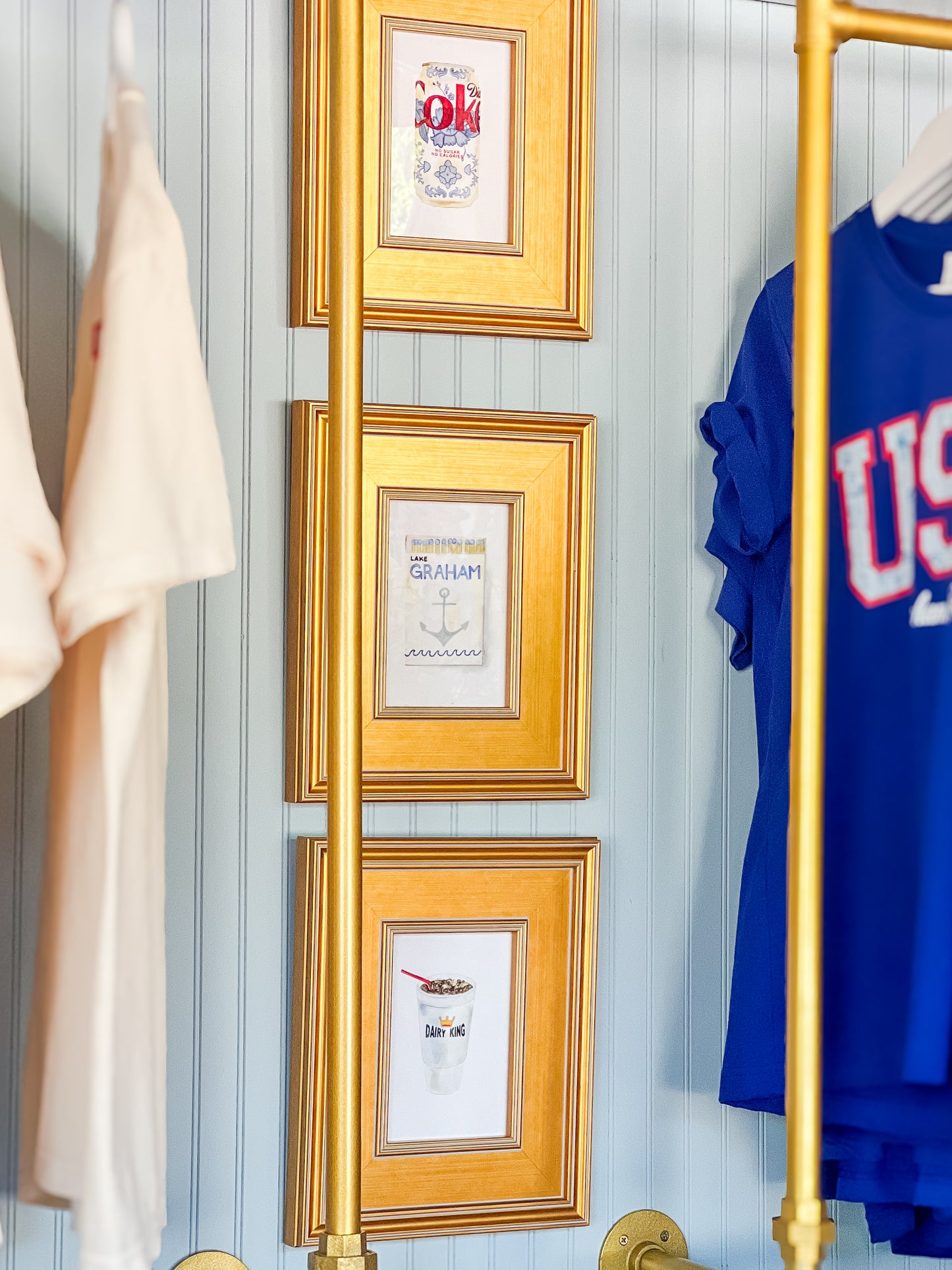 Custom Framed Building Watercolor | Choose your Frame Finish