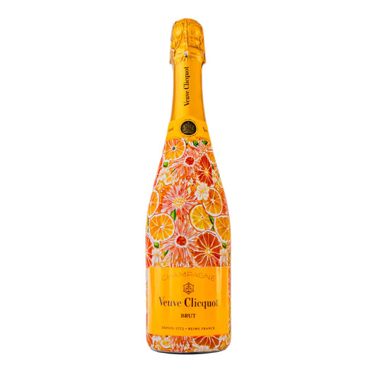 Beau Bottles Preppy Watercolor Oranges - Veuve Edition