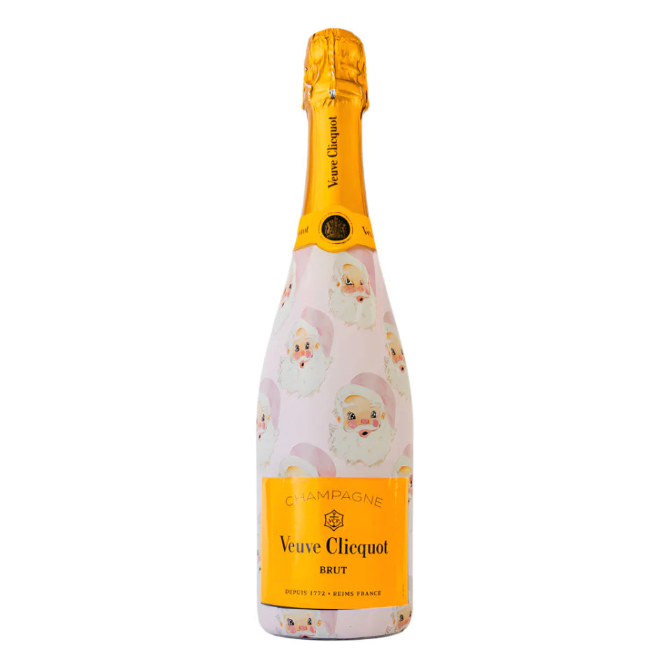 Beau Bottles Limited Edition Watercolor Pink Santa - Made For Veuve