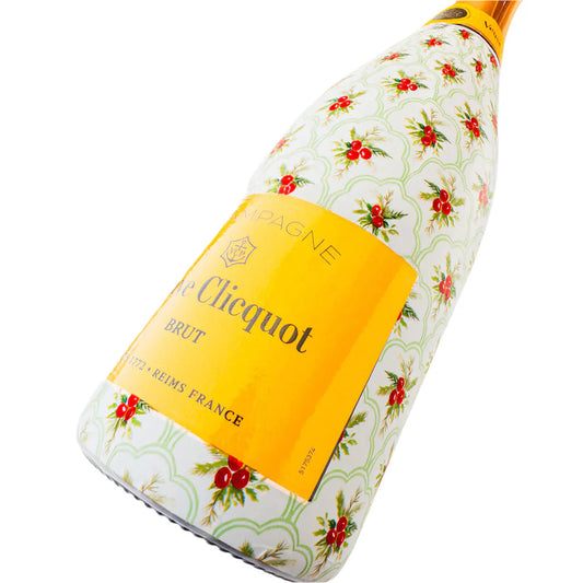 Beau Bottles Limited Edition Scalloped Christmas Berries - Made For Veuve