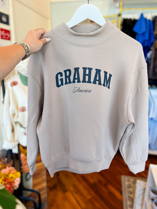 Graham America Mockneck | Stone