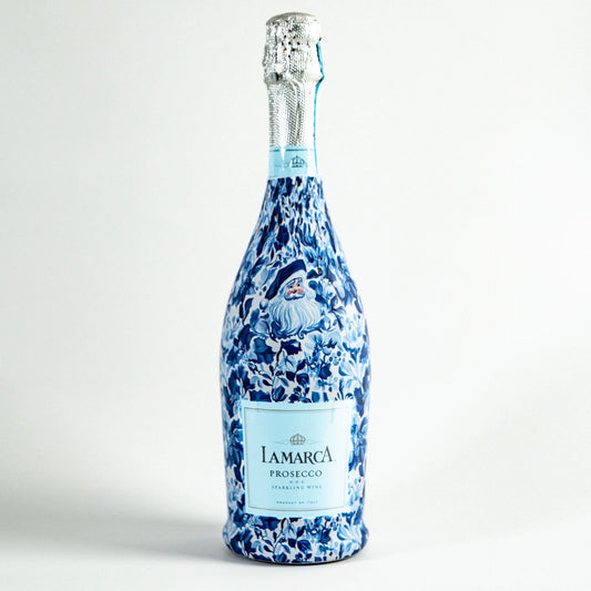 Blue and White Santa - Prosecco Collection