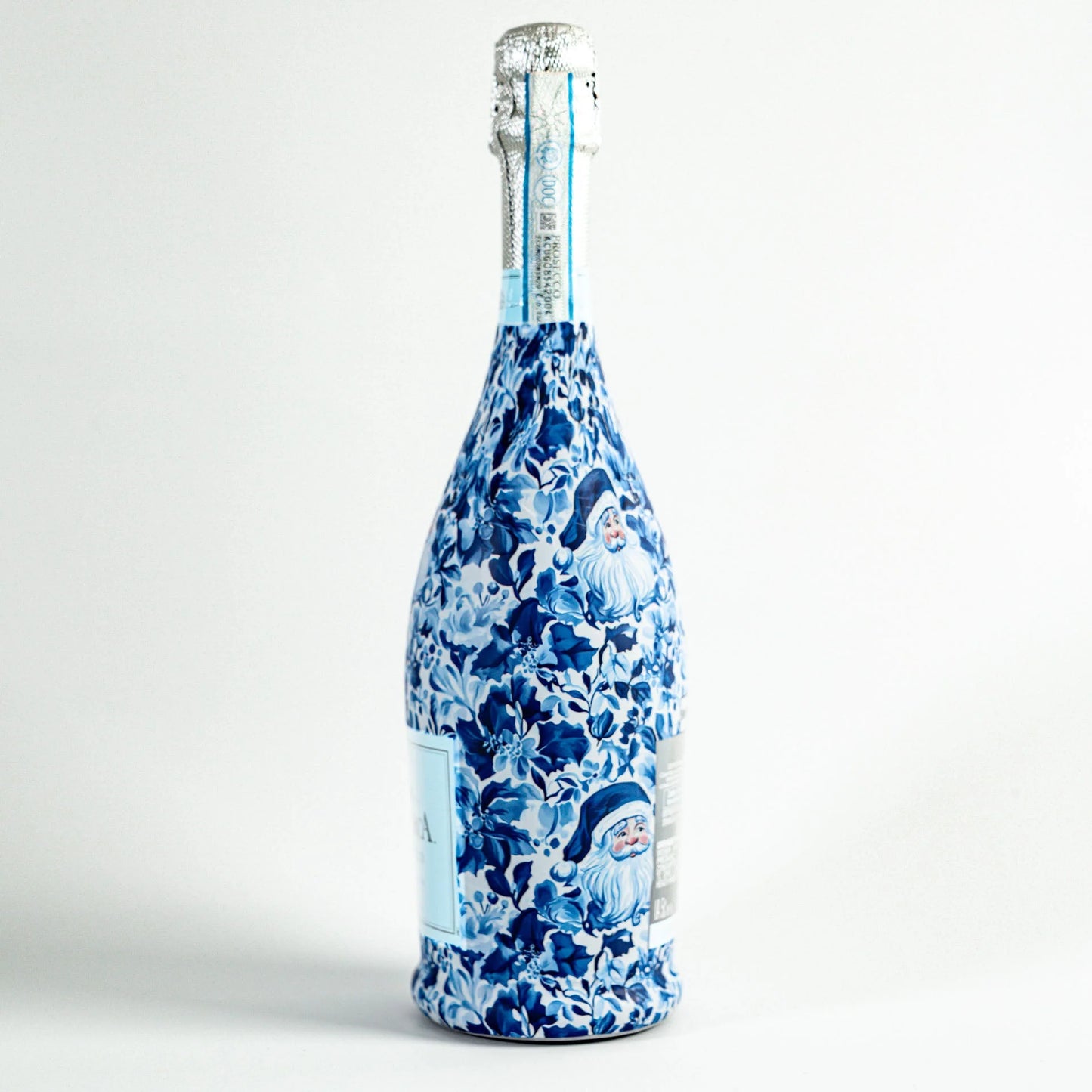 Blue and White Santa - Prosecco Collection